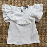 T-shirt volants sangallo DK392
