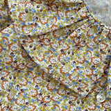 Camicetta in tessuto Liberty toni blu collo pierrot Mariella Ferrari CMP14ML