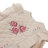 Felpa matelassè con rouches e ricami Gingersnaps GBL1757