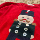 FCCB211GFLL Mixed Cashmere Christmas Sweater with Soldier Intarsia