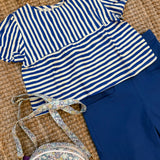 Top righe burro blu Compania Fantastica 40408