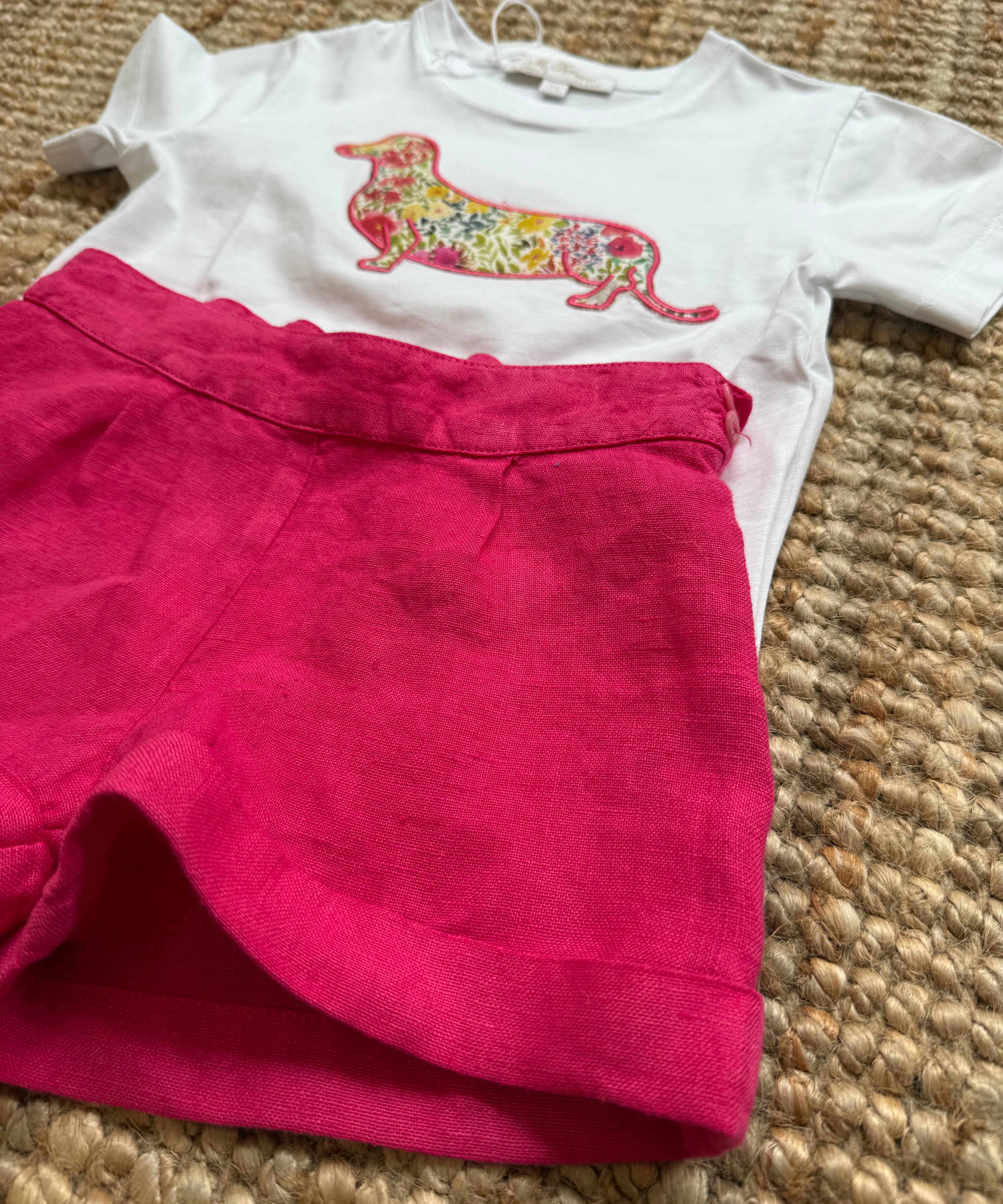 Shorts fucsia con pences Mariella Ferrari PNB2