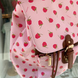 Zaino rosa con lamponi Naj-Oleari