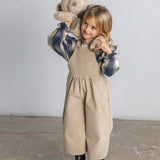 Salopette in velluto a coste sabbia BK6222 Petit Indi