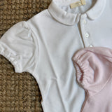 Polo colletto rotondo in piquet Baby Gi PL173GMC