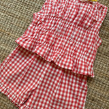 Completo vichy rosso e bianco Compania Fantastica 11464