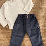 Pantalone velluto a coste avio BK8551 Petit Indi