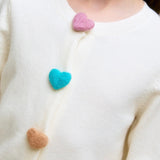 Cardigan bottoni a forma di cuore Compania Fantastica 10306