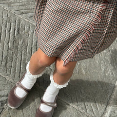 Gonna kilt pied de poule Mariella Ferrari GNE5