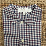 Camicia vichy toni blu rosso Mariella Ferrari CM936ML