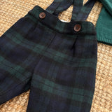 Bermuda con bretelle tartan blackwatch Mariella Ferrari PTM11