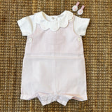 Body newborn colletto petalo con cuori ricamati DBV251804