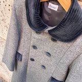 Cappotto in lana grigio I251001