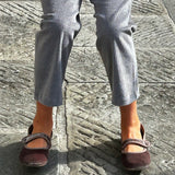 Pantalone LAB unisex velluto a coste grigio