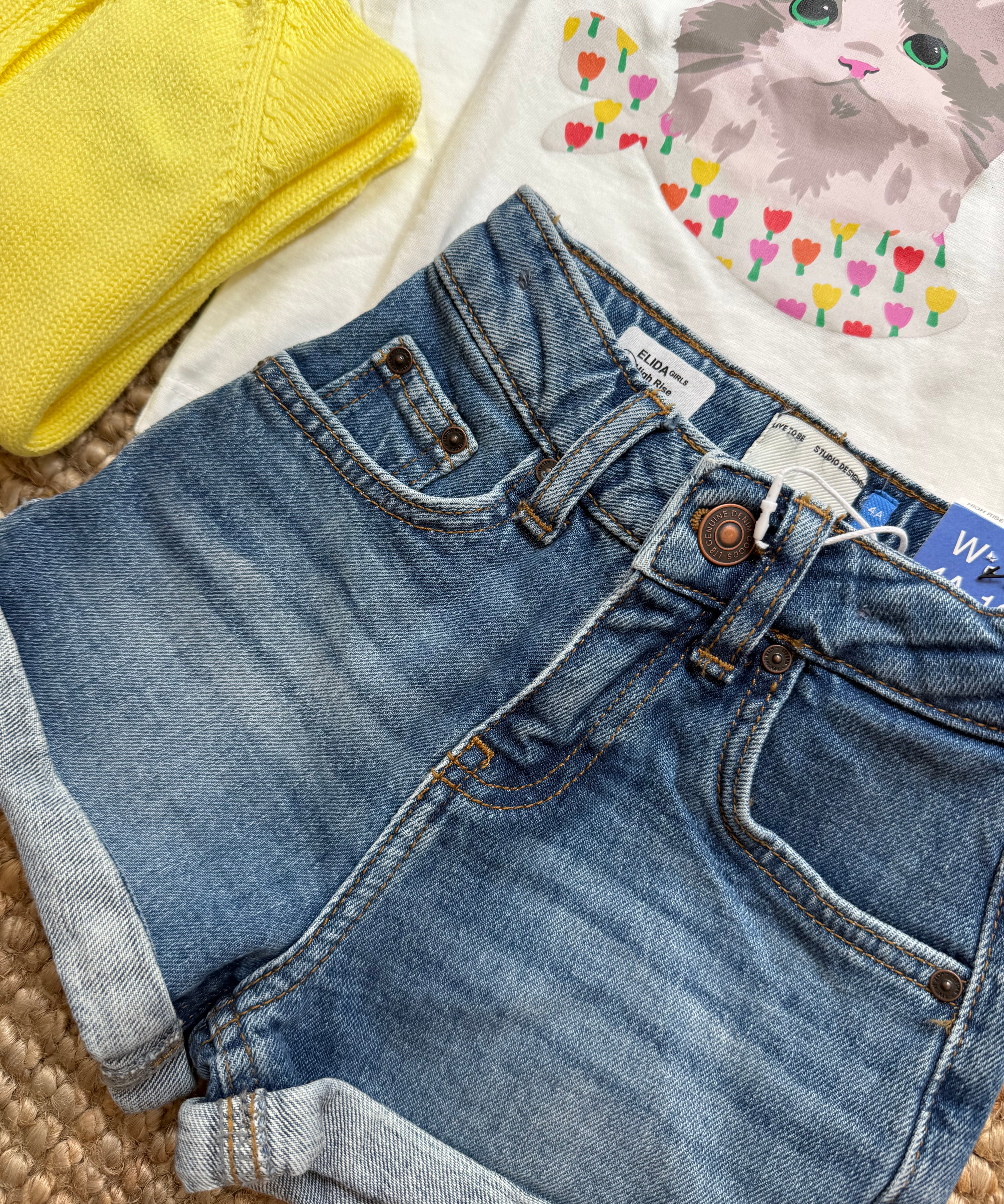 Shorts in jeans high rise Elida LTB