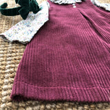 Cyclamen wide corduroy smock dress 46673