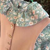 Camicia LAB Ludo collo frill fantasia fiori tenui