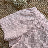 Shorts righine rosa e bianco Pigeon 26SUMSHF