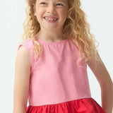 Top bicolor rosso e rosa Compania Fantastica 11421