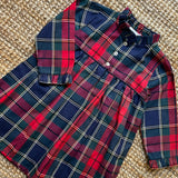 Abito camicia da notte tartan DBI25P04