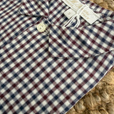 Camicia vichy toni blu rosso Mariella Ferrari CM936ML