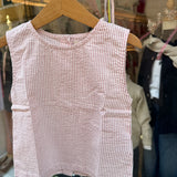Top righine rosa e bianco Pigeon 26SUMTSF