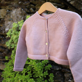 Cardigan girocollo rosa Mi Lucero x LA NUVOLA LAB I25293