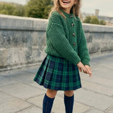 Friulana tartan blackwatch frangia verde LaVí