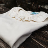 Polo LAB burro con colletto frill