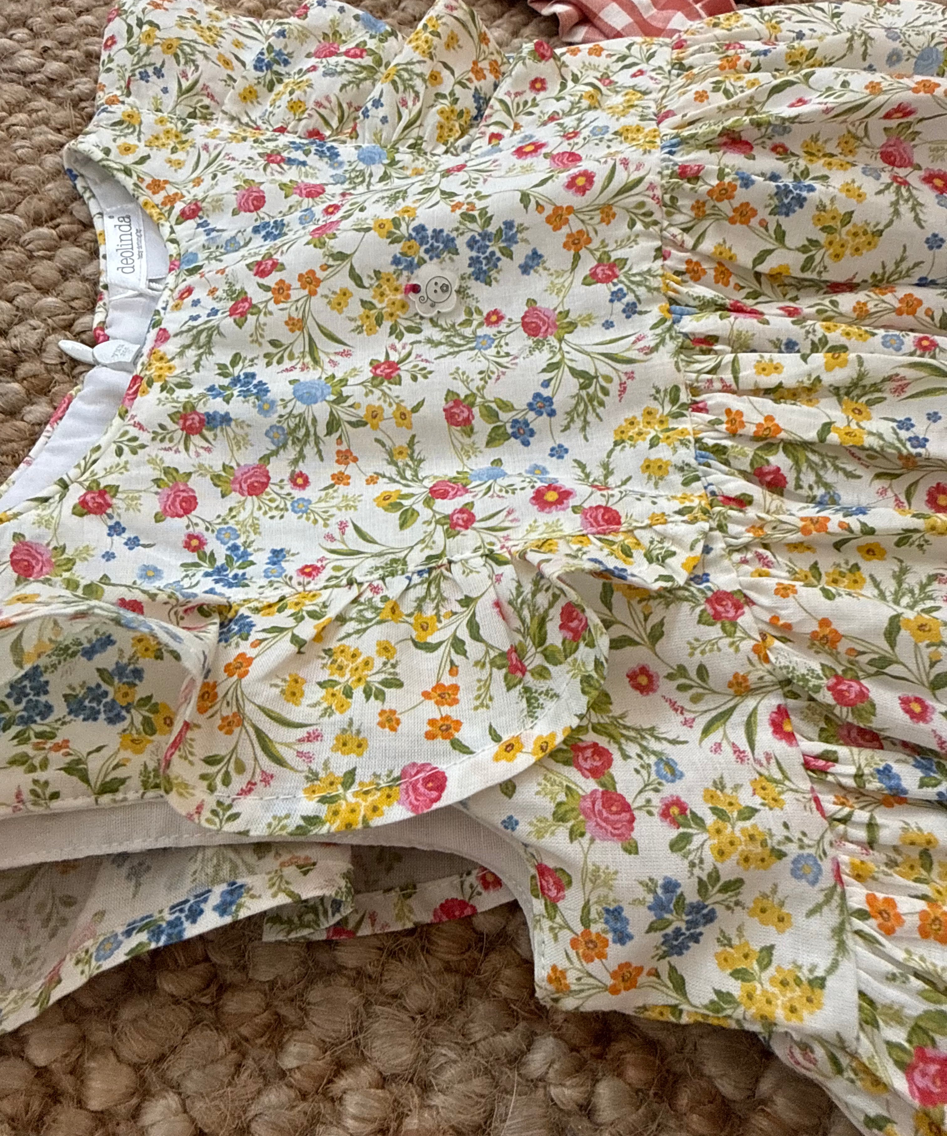 Abito fantasia fiorellino Flora DBV26418