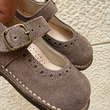 Ballerina scamosciata tortora LAB 5116