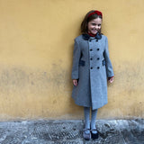 Cappotto in lana grigio I251001