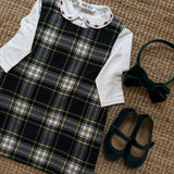 Abito tartan scamiciato Malvi FCCM040VERR