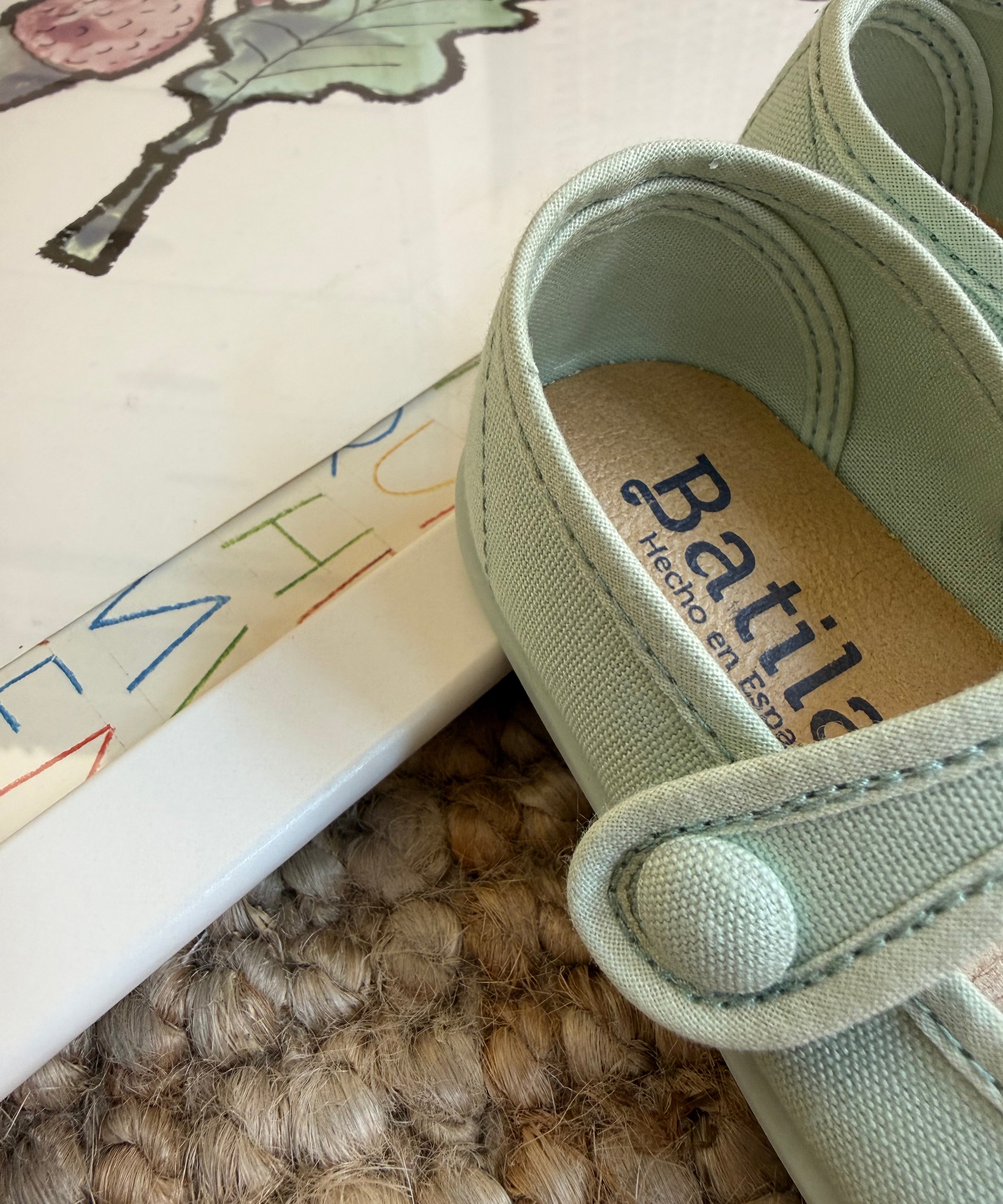 Scarpe ballerine latte menta art 17301