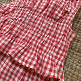 Completo vichy rosso e bianco Compania Fantastica 11464