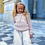 Maglione rosa scritta PRINCESS GN27380