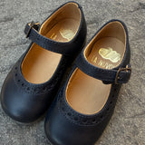 Ballerina in cuoio blu LAB 5117