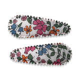Pack 2 mollette clips Kimberley tessuto Liberty of London