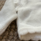 Scaldacuore con cappe color latte misto cashmere Isi F25I101BLLL