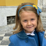 Cappotto in lana azzurro I251001