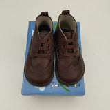 Dark Brown Lace-Up Leather Shoes B2917