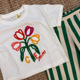 T-shirt cropped tulipani fluffy Compania Fantastica 42433