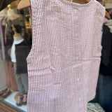 Top righine rosa e bianco Pigeon 26SUMTSF