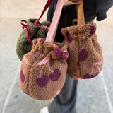 Borsa bucket LAB teddy ciliegie
