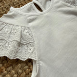 T-shirt manica sangallo DK492
