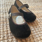 Ballerine velluto testa di moro B2601