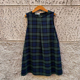 Abito LAB tartan scamiciato