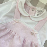 Tutina salopette rosa DBI25109