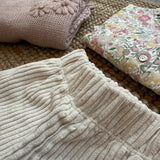Pantalone gaucho Magil velluto a coste latte IN25063