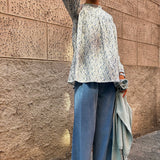 Camicia donna in tessuto Liberty Mariella Ferrari